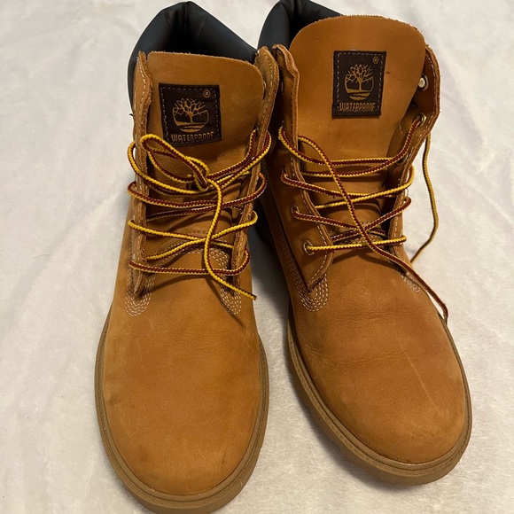 Timberland Unisex Tan Waterproof Boots - Picture 1 of 6
